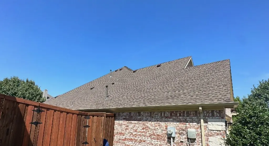 Completed roof replacement project in Dunn